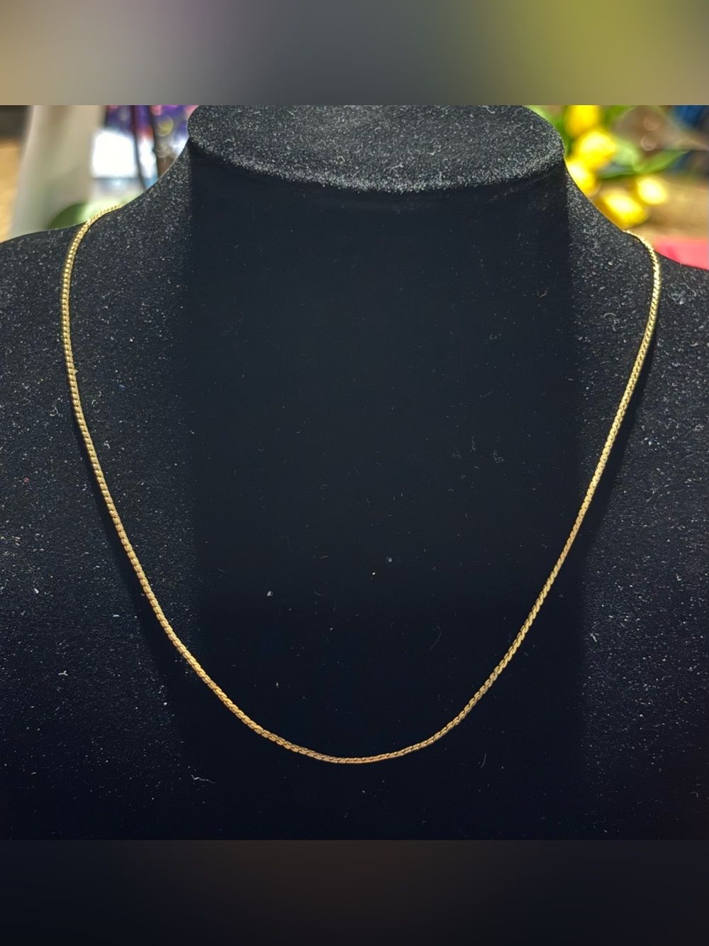 Monet Gold Tone Dainty Chain Necklace | Minimalist Layering Chain